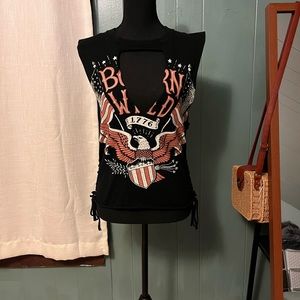 Forever21 Cutout Muscle Tee